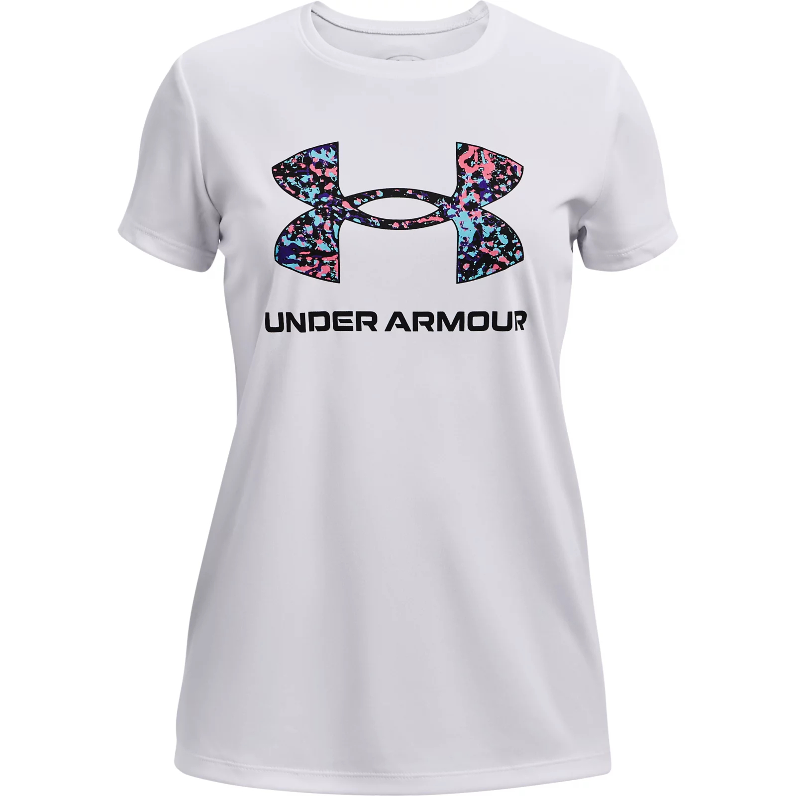 фото Футболка under armour tech big logo solid body ss 1366080-100 р. yxl