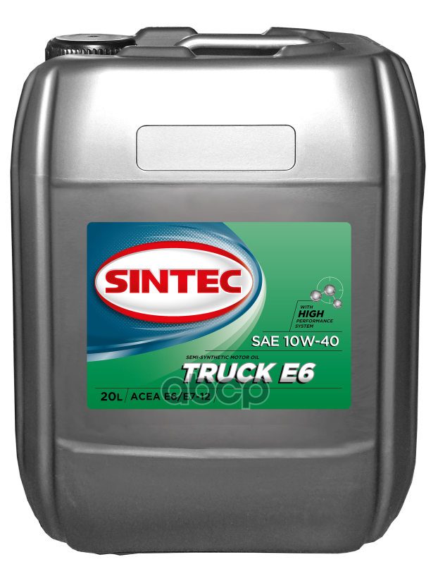 

Моторное масло SINTEC Truck Sae 10w40 Acea E6/E7 20л