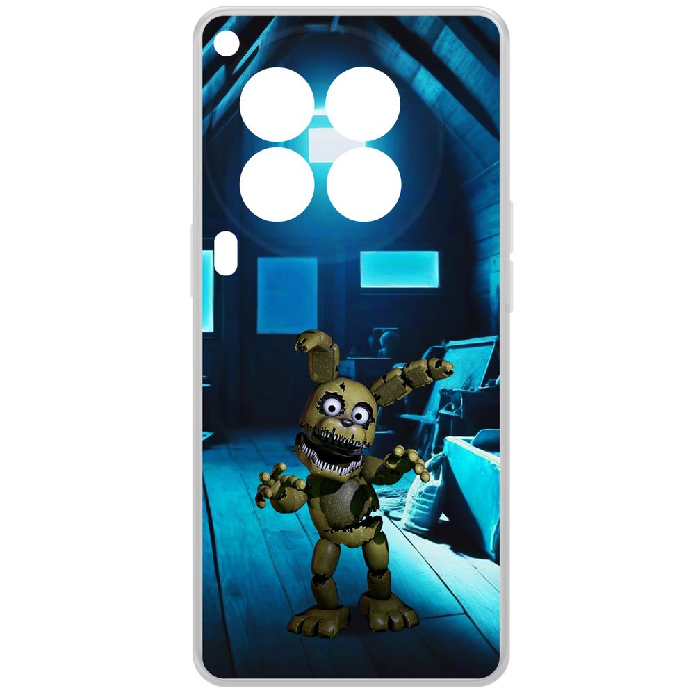 

Чехол-накладка Krutoff Clear Case ФНАФ - Плюштрап для TECNO Camon 30 Premier 5G, Прозрачный