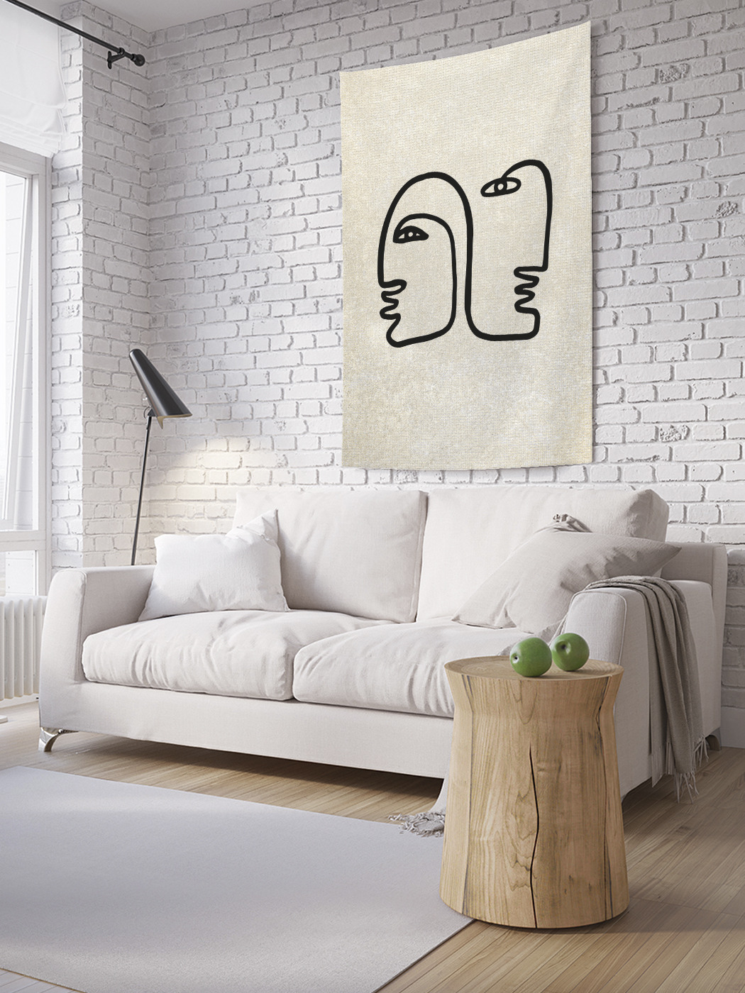 

Вертикальное фотопанно на стену JoyArty Загадочные лица 100x150 см, Загадочные лица