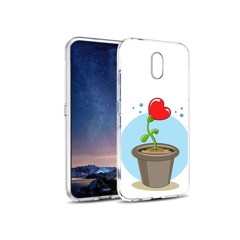 

Чехол MyPads Tocco для BQ 5016G Растение любви 14 февраля, Прозрачный, Tocco