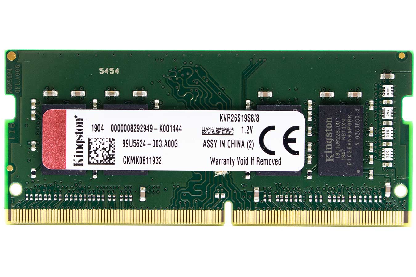 

Оперативная память Kingston ValueRAM (KVR26S19S8/8) DDR4 1x8Gb 2666MHz, ValueRAM