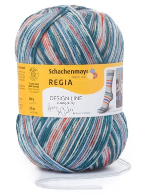 

Design Line /Дизайн Лайн/ пряжа Schachenmayr Regia, 4 нитки, 07033, Mountai, 1 шт 100 г