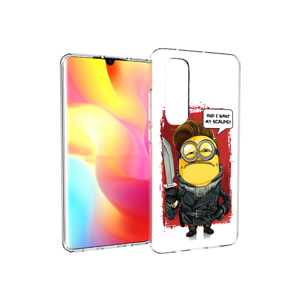 

Чехол MyPads Tocco для Xiaomi Mi Note 10 Lite миньон убийца (PT149714.254.477), Прозрачный, Tocco