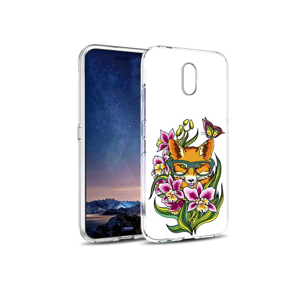 

Чехол MyPads Tocco для BQ 5016G Лиса в цветах, Прозрачный, Tocco