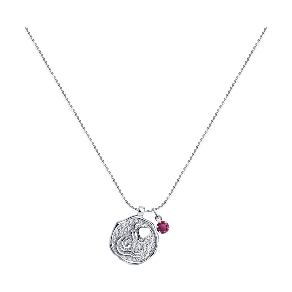 

Колье из серебра с фианитом 40 см SOKOLOV 94070398, 94070398