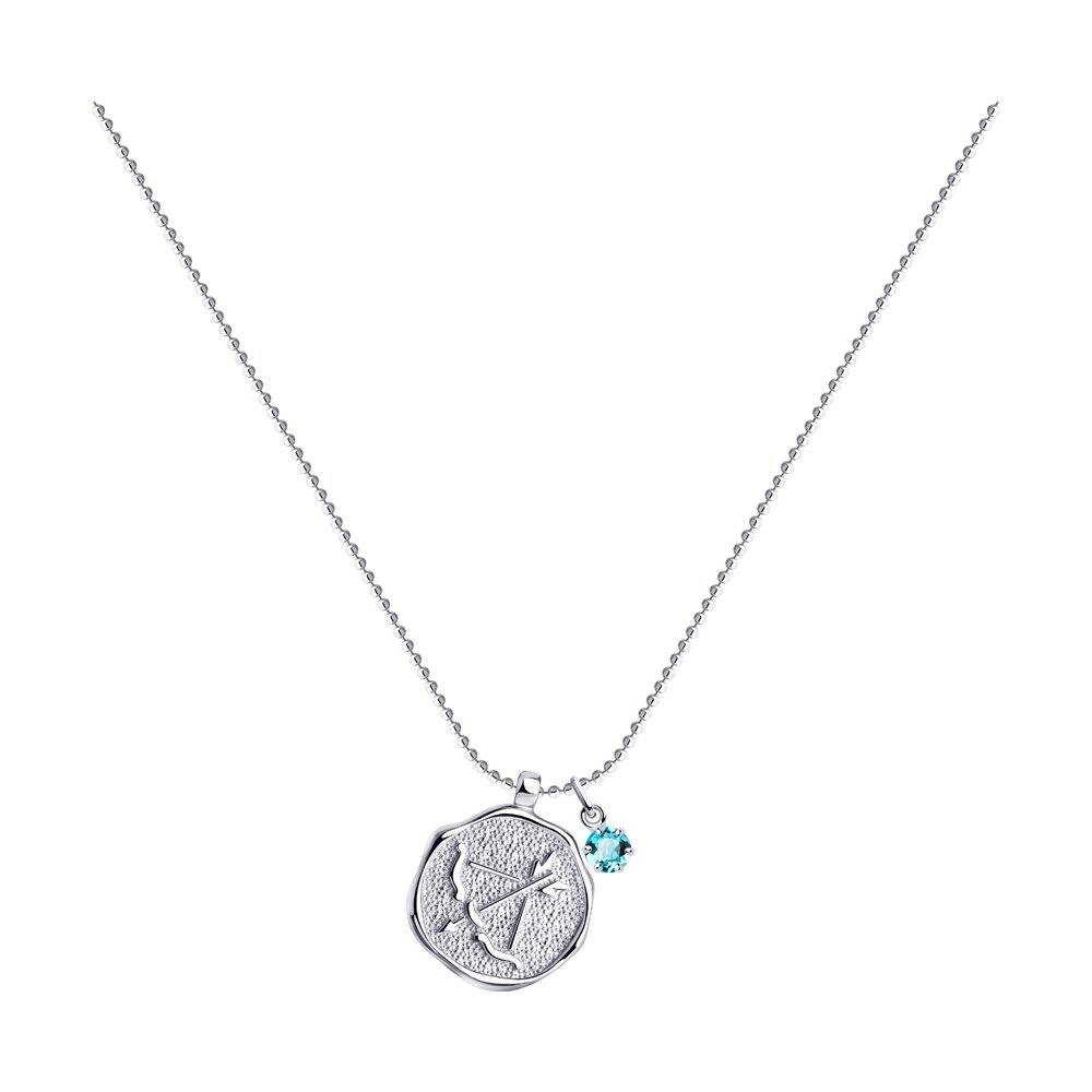 

Колье из серебра с фианитом 45 см SOKOLOV 94070396, 94070396