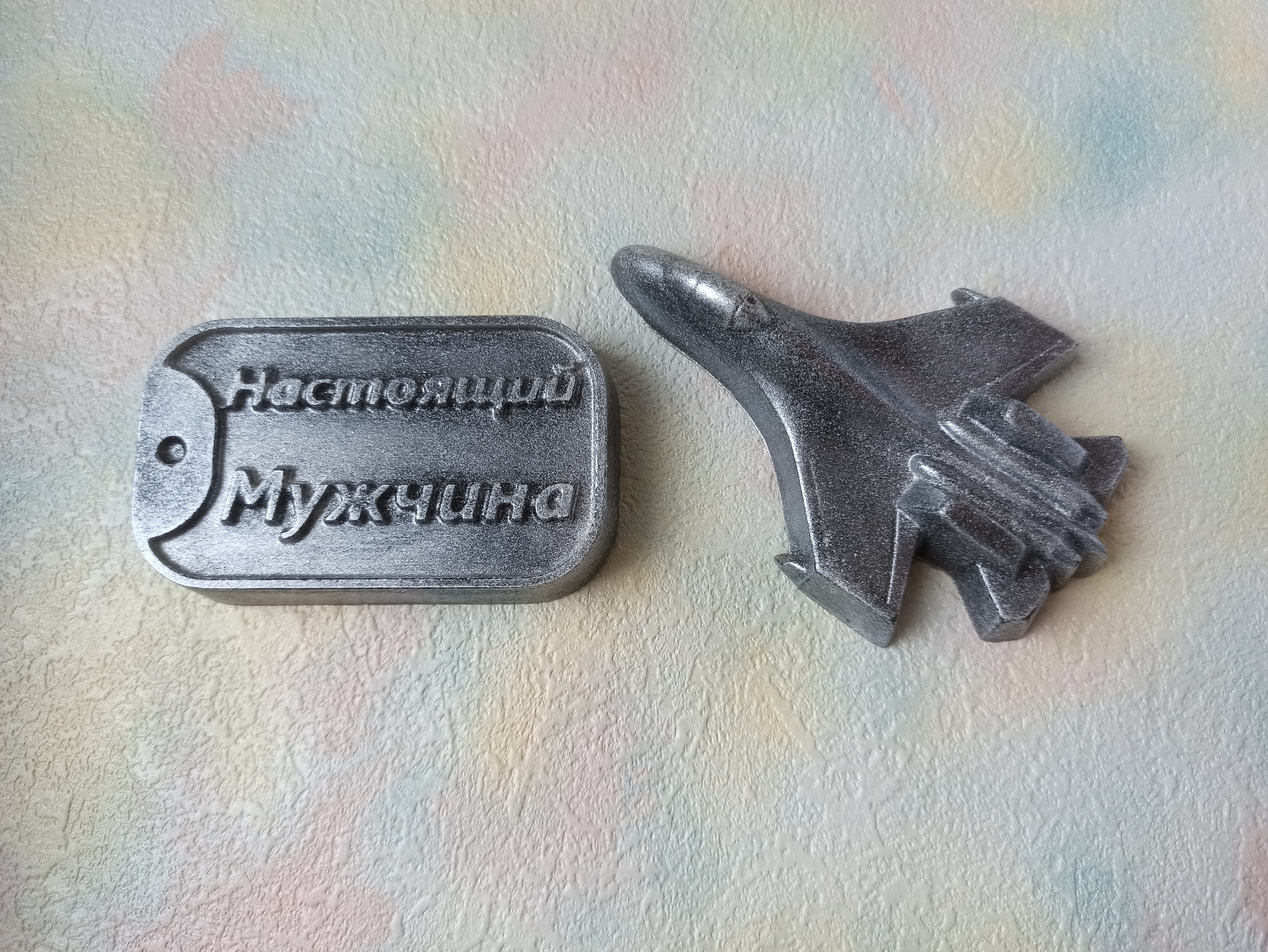 

Набор Настоящий мужчина №1- Самолет, Жетон - серебро, М-0220075, 132 г