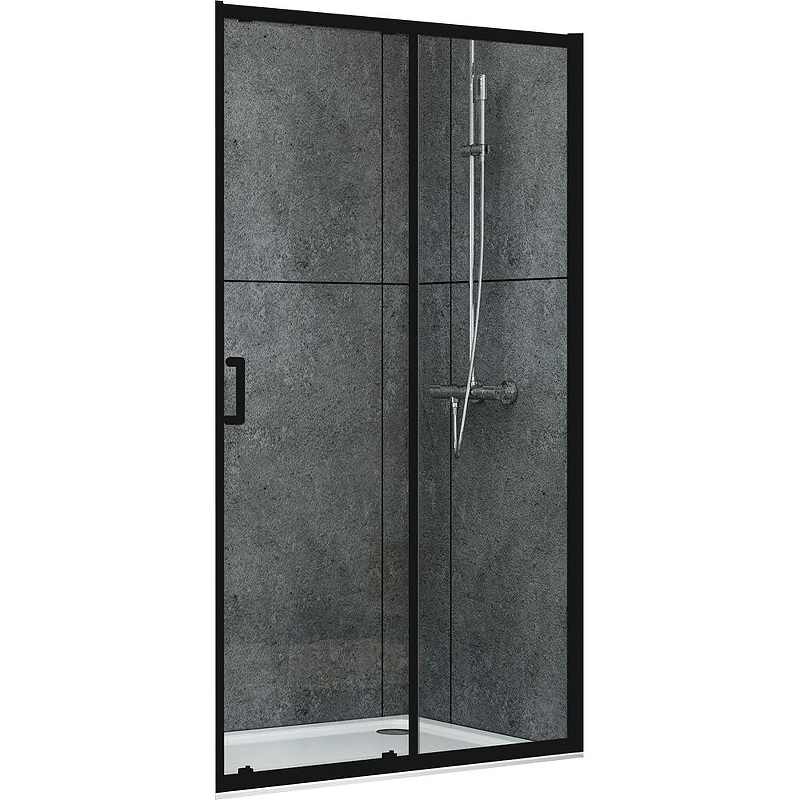 

Душевая дверь Abber AG30170B 170x190 профиль Черный стекло прозрачное
