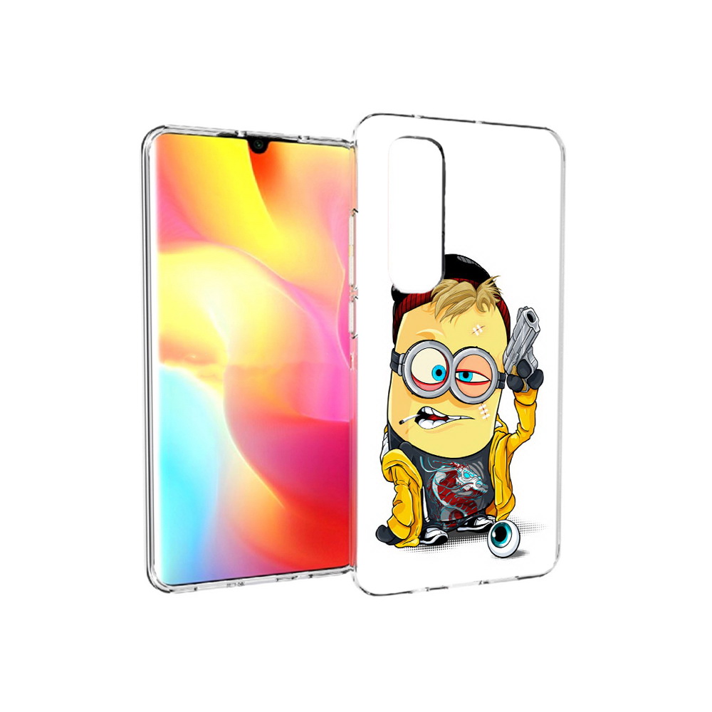 

Чехол MyPads Tocco для Xiaomi Mi Note 10 Lite миньон бандит (PT149714.254.475), Прозрачный, Tocco