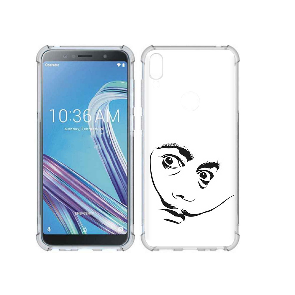 Чехол MyPads Tocco для Asus ZenFone Max Pro (ZB602KL) мужчина с длинными усами