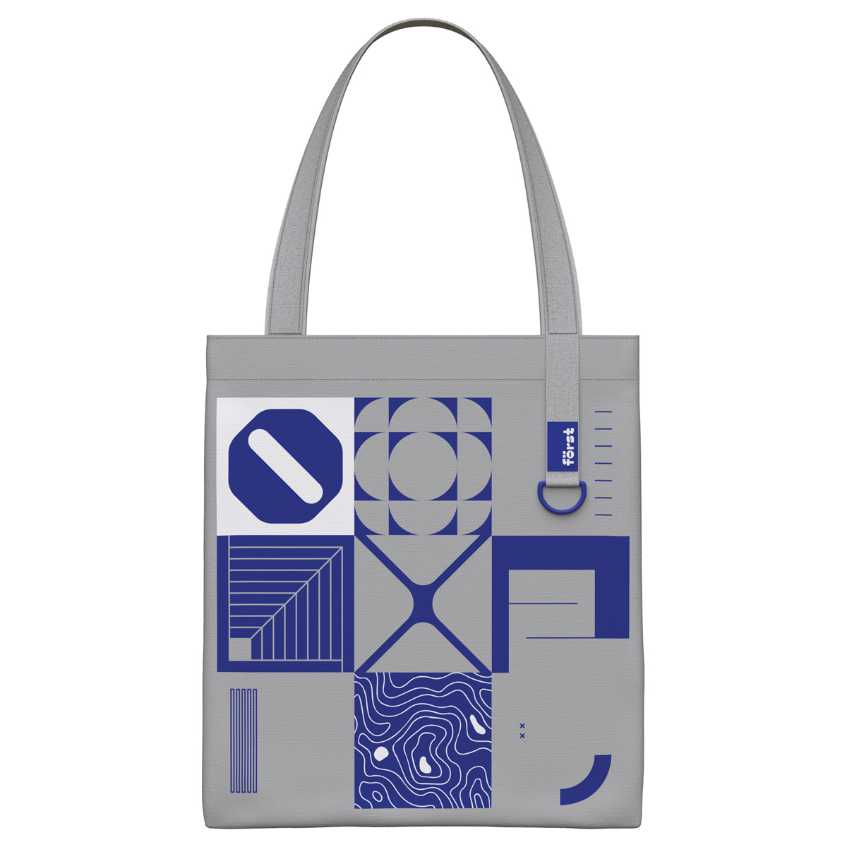 

Шоппер женский Forst Digital geometric серый, Digital geometric