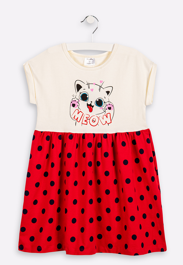 

Платье детское HappyFox 130 цв. красный р. 98, 130