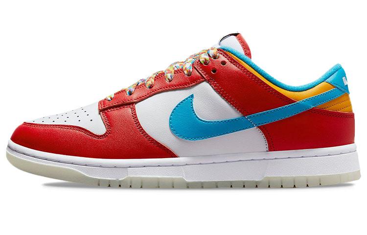 

Кеды унисекс Nike Dunk Low qs fruity pebbles белые 41 EU, Белый, Dunk Low qs fruity pebbles