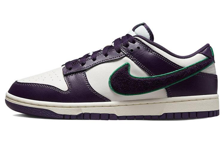 

Кеды унисекс Nike Dunk Low retro chenille swoosh Swoosh белые 41 EU, Белый, Dunk Low retro chenille swoosh Swoosh