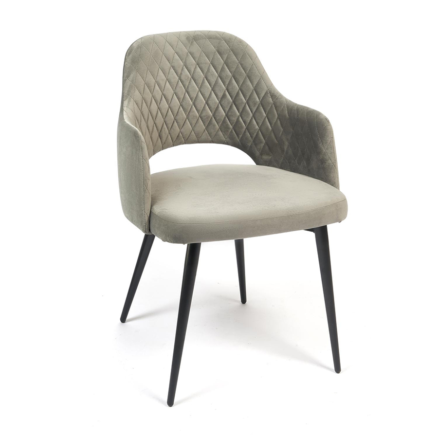 

Стул-кресло Valkyria TetChair mod. 711 серый barkhat 26/черный, Стул-кресло Valkyria mod. 711