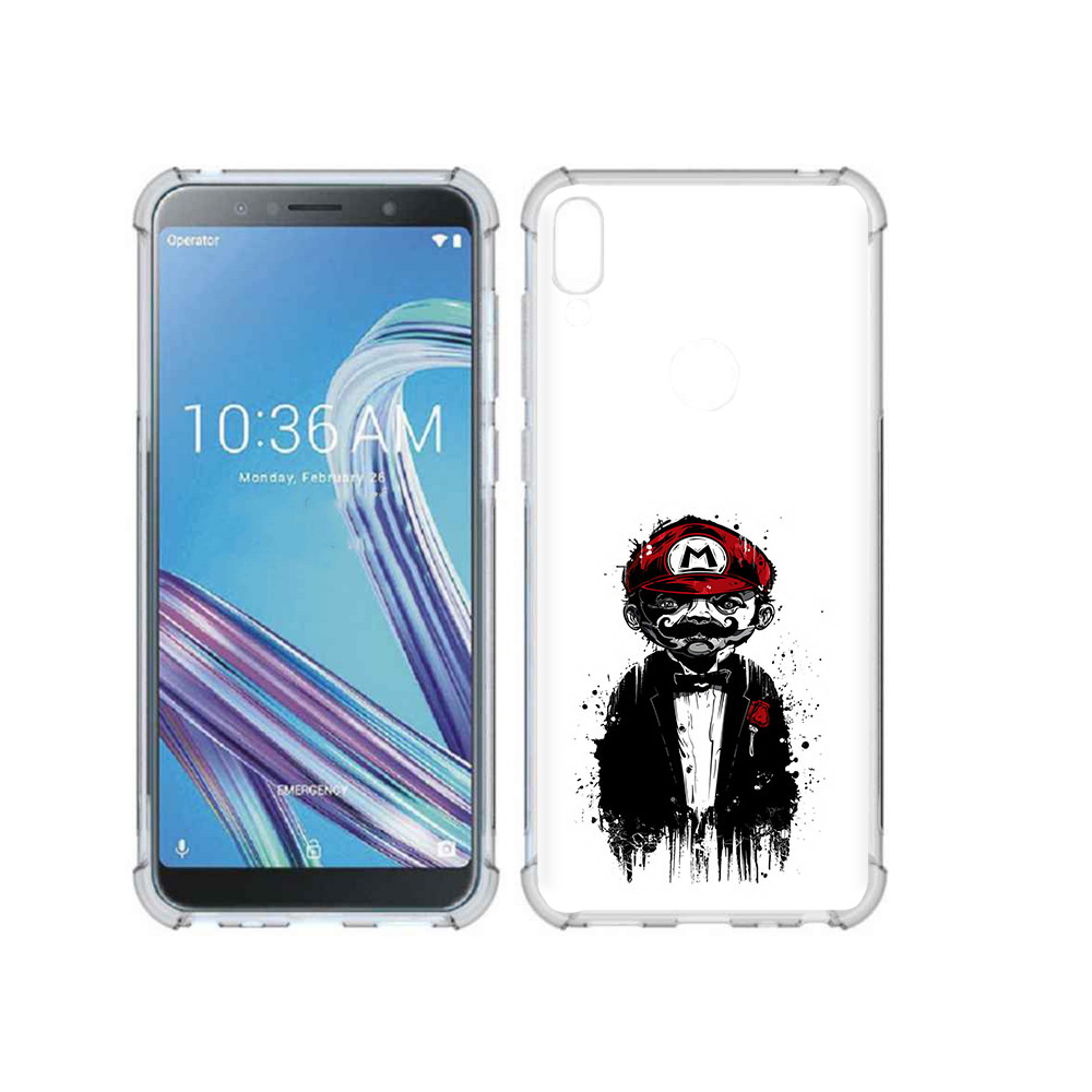 

Чехол MyPads Tocco для Asus ZenFone Max Pro (ZB602KL) марио, Прозрачный, Tocco