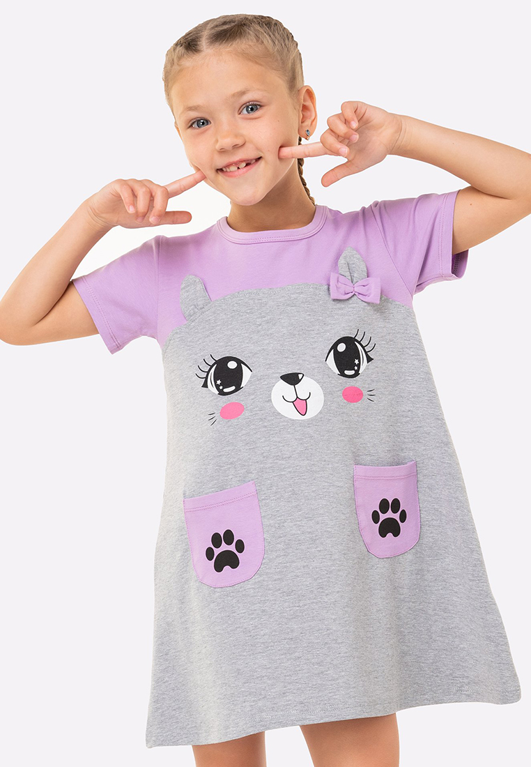 

Платье детское HappyFox 131 цв. фиолетовый р. 98, 131