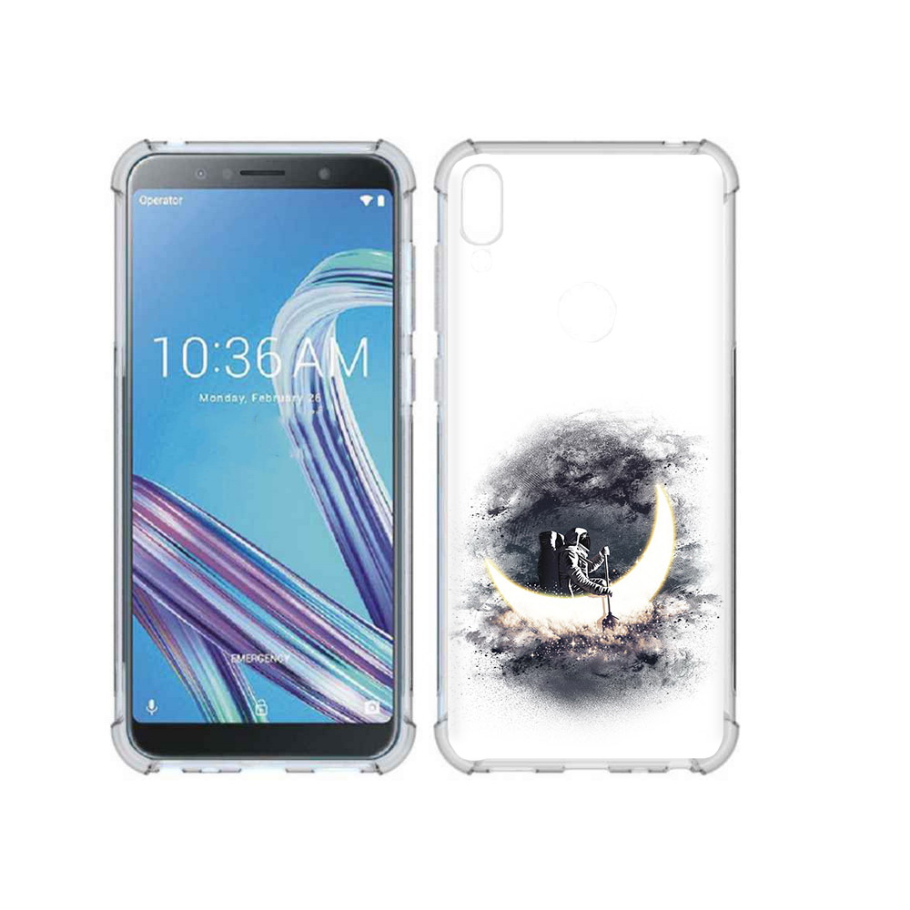 Чехол MyPads Tocco для Asus ZenFone Max Pro (ZB602KL) лунный путешественник