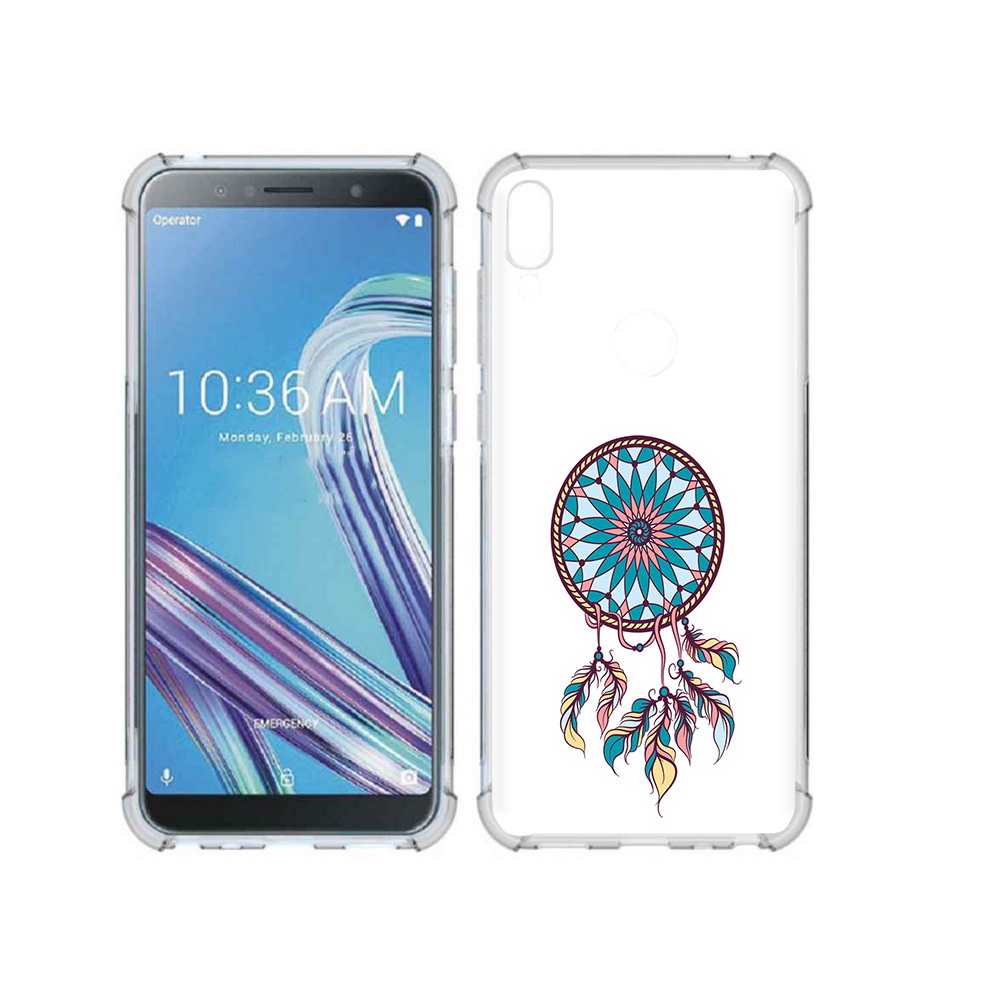 

Чехол MyPads Tocco для Asus ZenFone Max Pro (ZB602KL) ловец снов синий, Прозрачный, Tocco