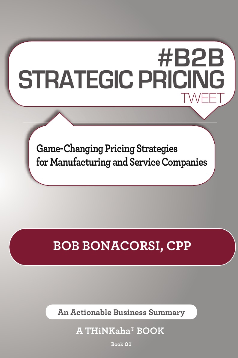 

# B2B Strategic Pricing Tweet Book01