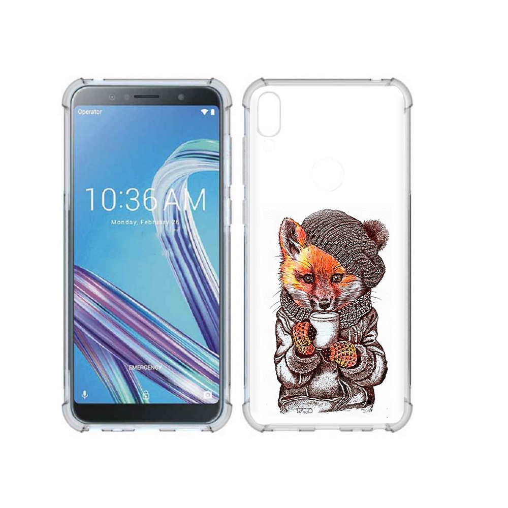 

Чехол MyPads Tocco для Asus ZenFone Max Pro (ZB602KL) лиса в шапке, Tocco