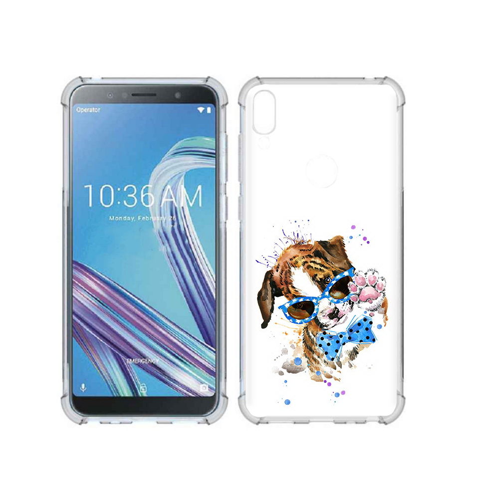 

Чехол MyPads Tocco для Asus ZenFone Max Pro (ZB602KL) лапочка, Прозрачный, Tocco