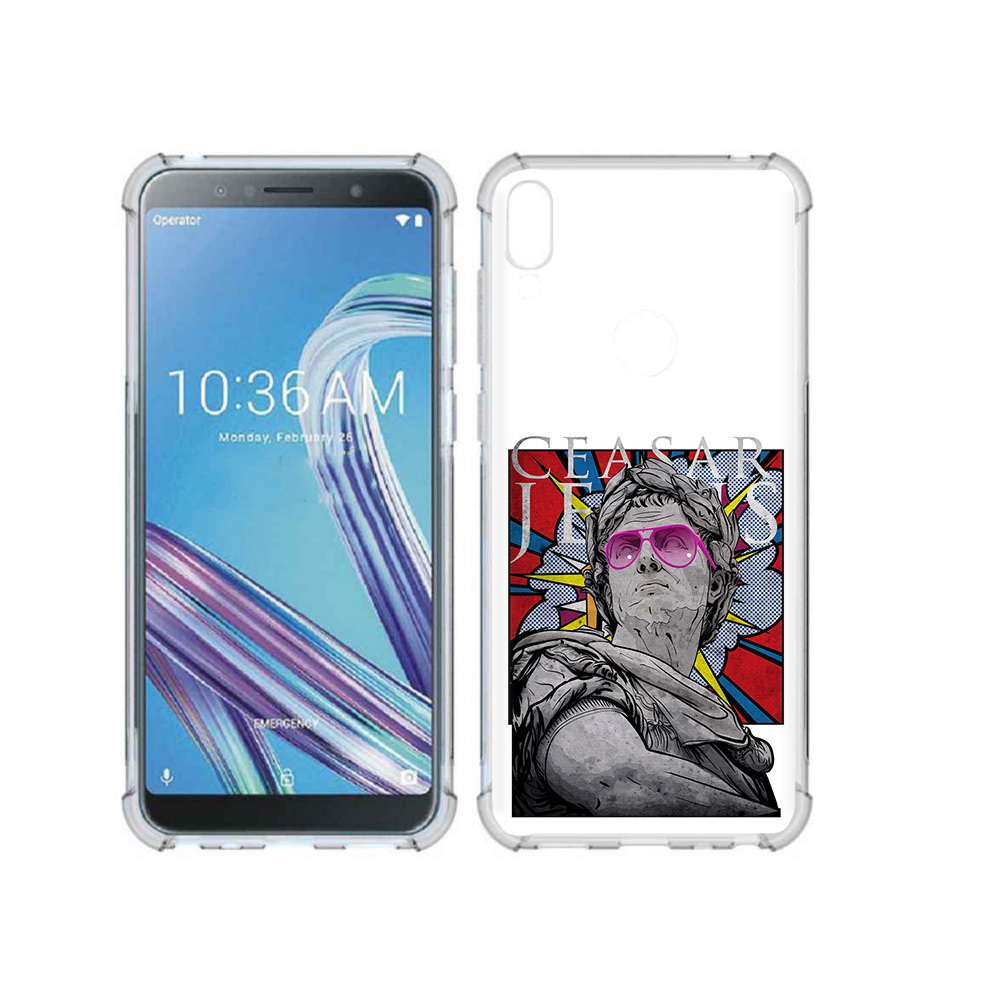 Чехол MyPads Tocco для Asus ZenFone Max Pro (ZB602KL) крутая статуя свободы