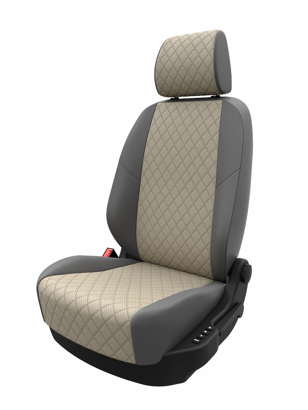 

Чехлы Автодруг для Форд Фокус красный экокожа с ромбом A0166D148, 186