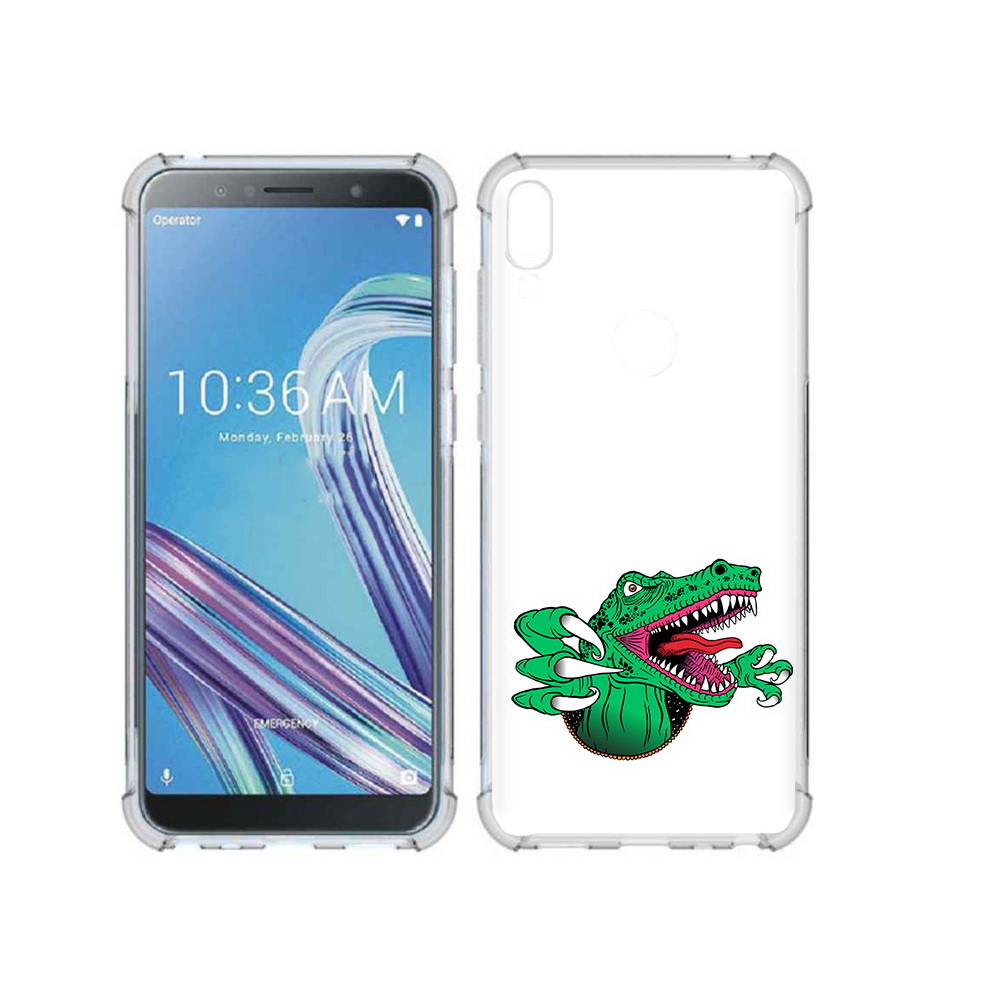 

Чехол MyPads Tocco для Asus ZenFone Max Pro (ZB602KL) крокодил, Прозрачный, Tocco