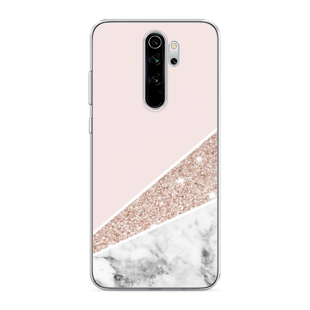 

Чехол для Xiaomi Redmi Note 8 Pro "Блестящий розовый мрамор", 36650-3