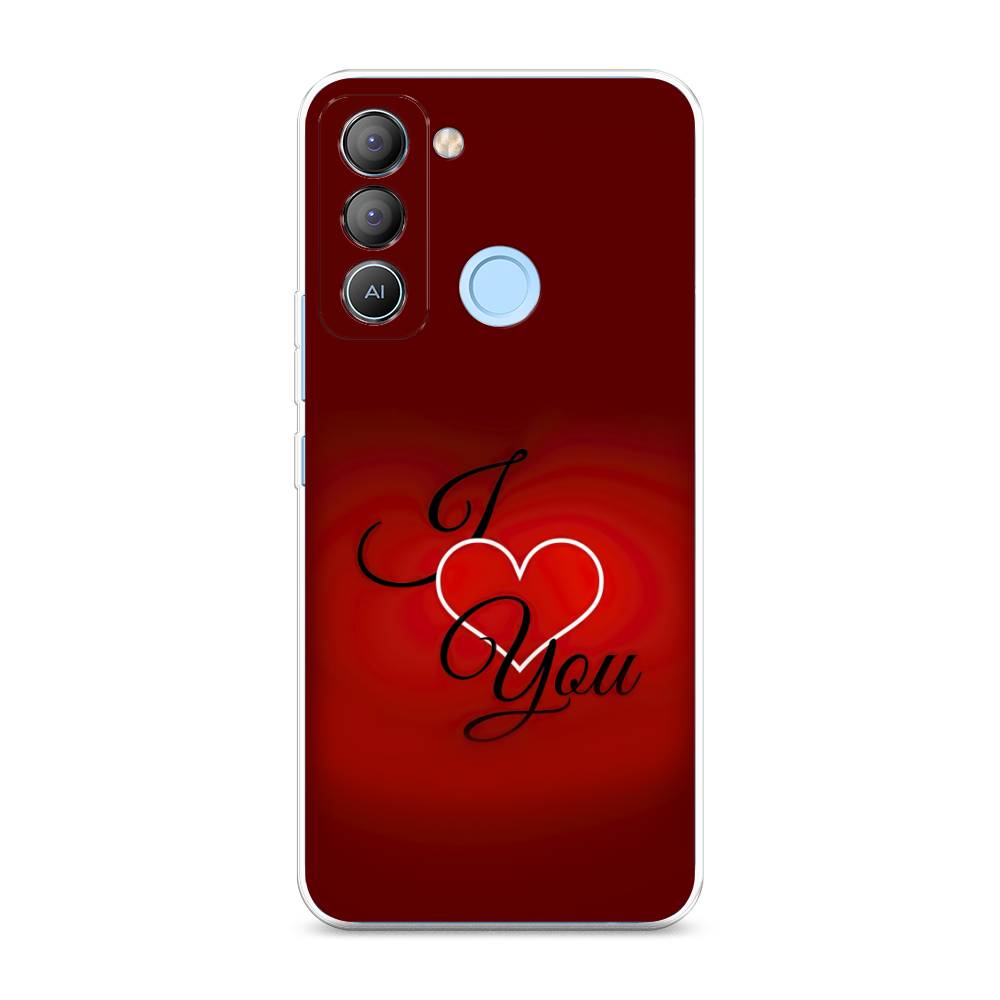 

Чехол Awog на Tecno POP 5 LTE "I love you 3", Красный;черный, 303050-6