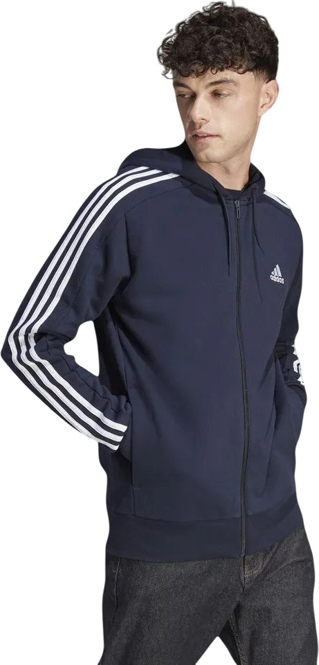 Толстовка мужская adidas 3S FT FZ HD синяя 2XL