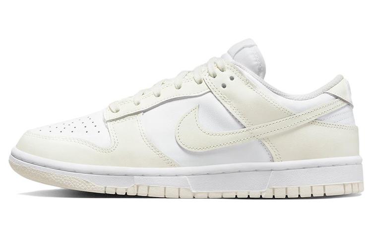 

Кеды унисекс Nike Dunk Low white sail белые 40 EU, Белый, Dunk Low white sail