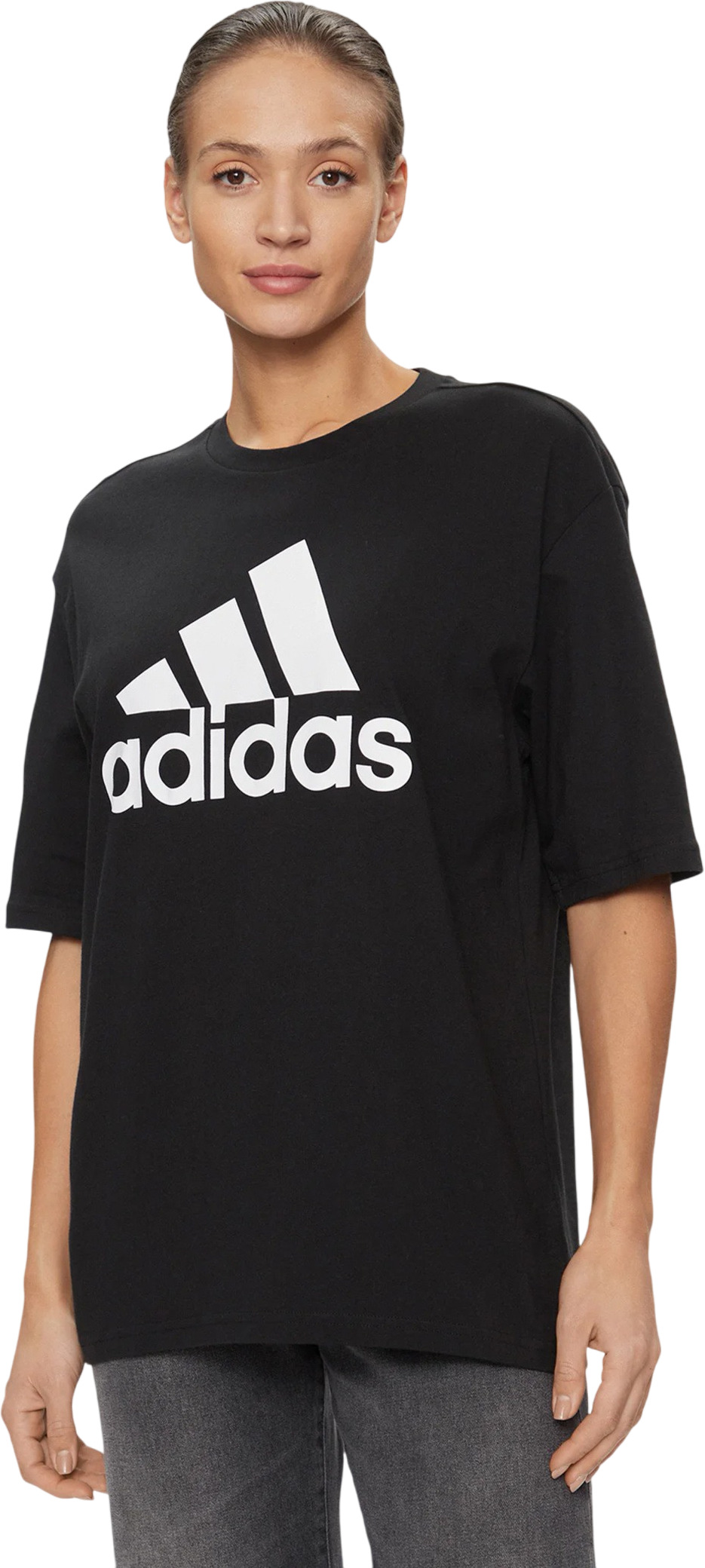 

Футболка женская adidas BL BF TEE черная 2XS, Черный, BL BF TEE