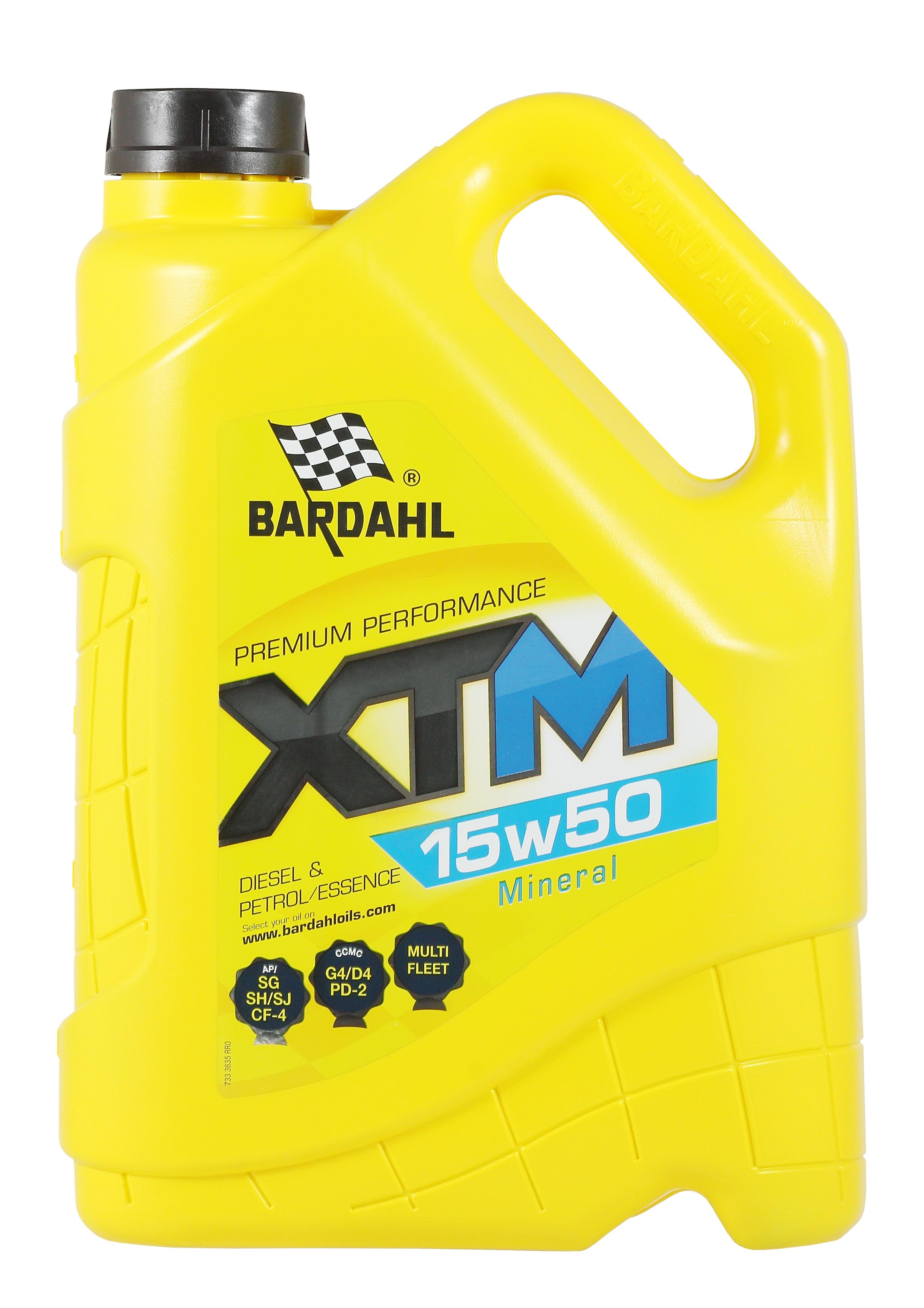 

Моторное масло Bardahl XTM 15W50 5л