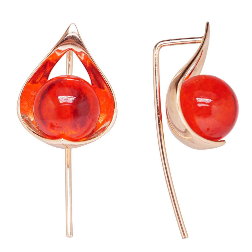 

Серьги из серебра с янтарем Хорошие Вещи S212-2992, S212-2992