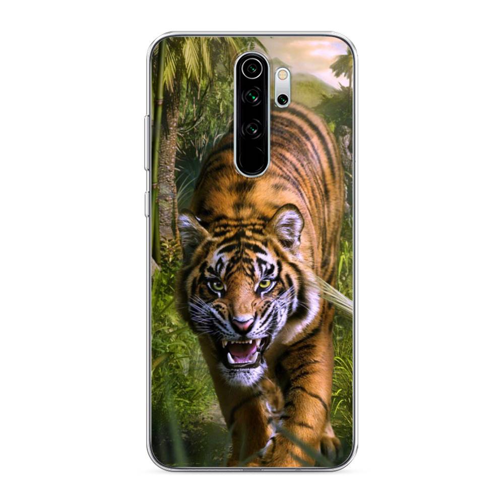 

Чехол для Xiaomi Redmi Note 8 Pro "Тигр в джунглях 2", Оранжевый;зеленый, 36650-1