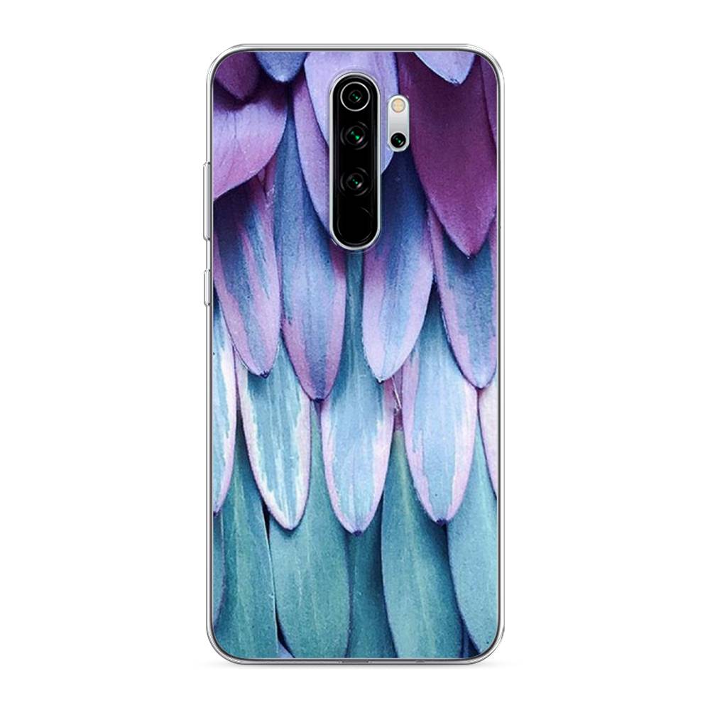 

Чехол для Xiaomi Redmi Note 8 Pro "Синее перо", Фиолетовый;голубой, 36650-3