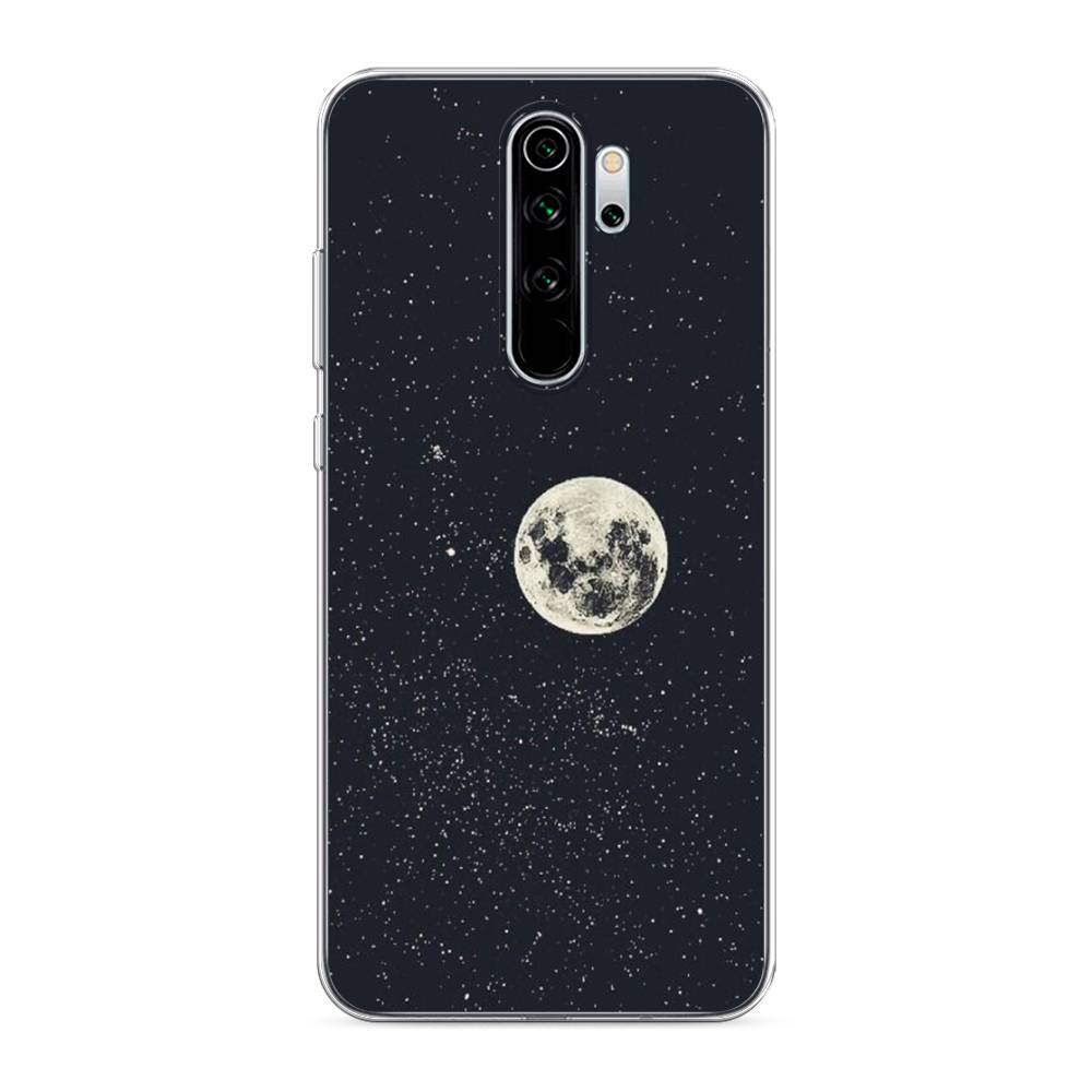 

Чехол на Xiaomi Redmi Note 8 Pro "Полнолуние", Красный, 36650-2