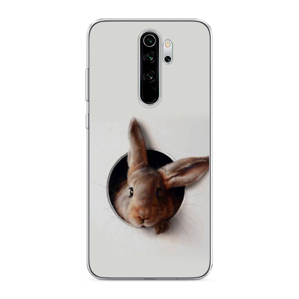 

Чехол на Xiaomi Redmi Note 8 Pro "Любопытный кролик", Серый;коричневый, 36650-1