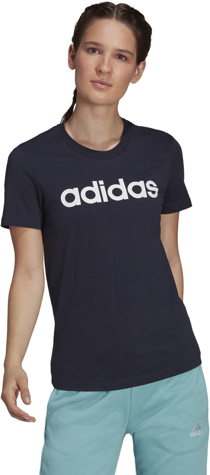 

Футболка женская adidas LIN T синяя XL, Синий, LIN T