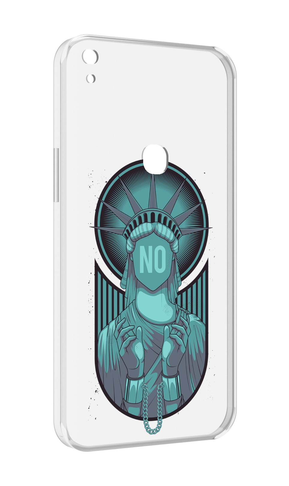 

Чехол MyPads статуя свободы зеленый для Alcatel SHINE LITE 5080X 5.0, Прозрачный, Tocco