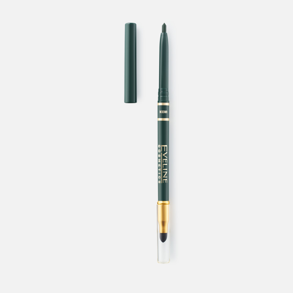 Карандаш для глаз Eveline Eye Max Precision с растушевкой тон Green 8,3 г карандаш для глаз note smokey green