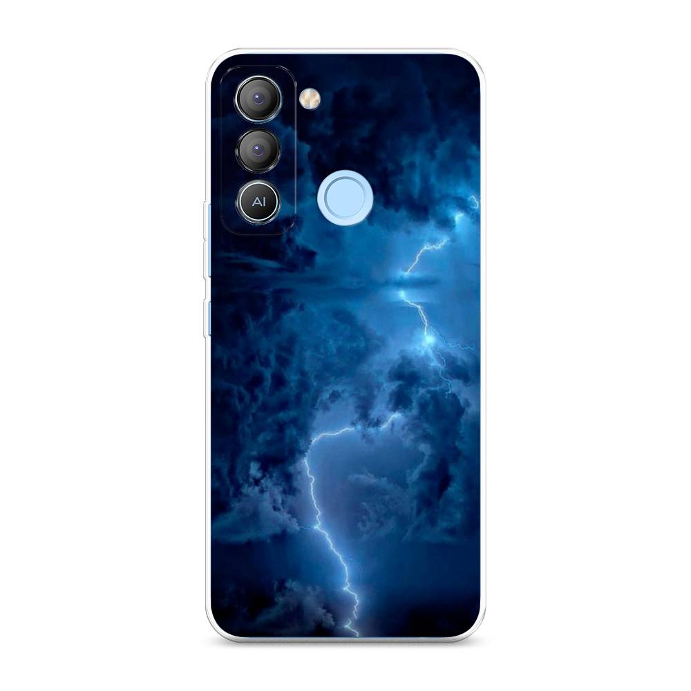 

Чехол Awog на Tecno POP 5 LTE "Молния", Синий, 303050-4