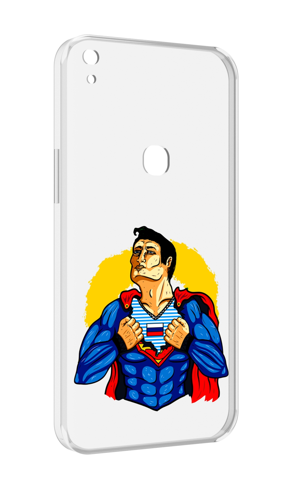 

Чехол MyPads русский супермен для Alcatel SHINE LITE 5080X 5.0, Прозрачный, Tocco