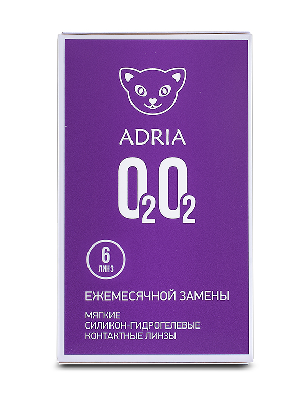 фото Контактные линзы adria o2o2 6 линз r 8,6 +4,75