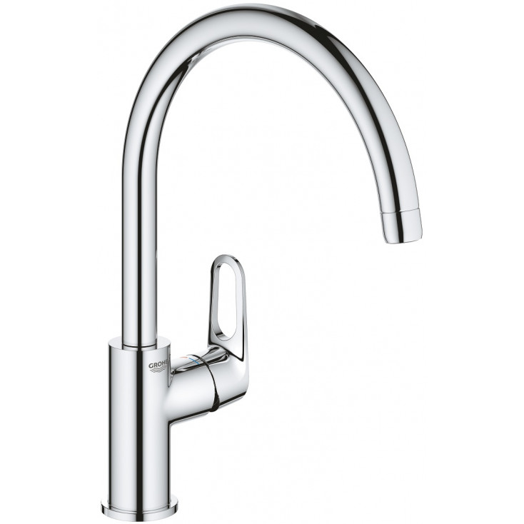 Смеситель для кухонной мойки Grohe 31230001 Bauflow, хром (замена 31230000)