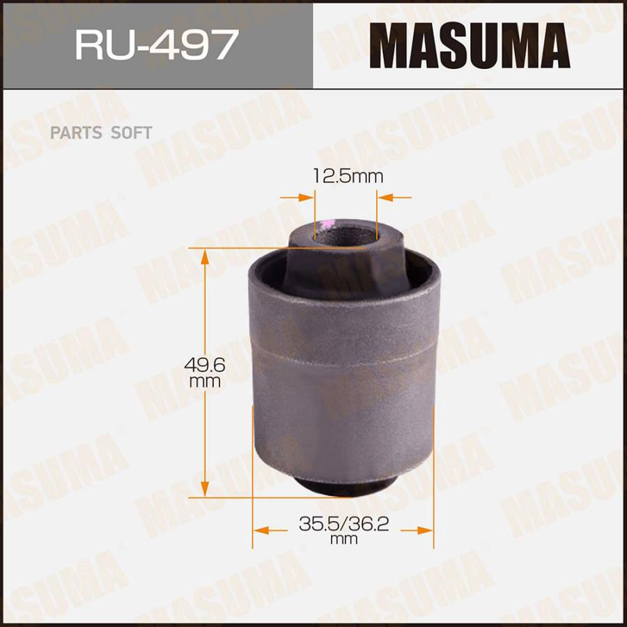 

MASUMA 'RU497 Сайлентблок задн. верхней поперечной тяги 1шт