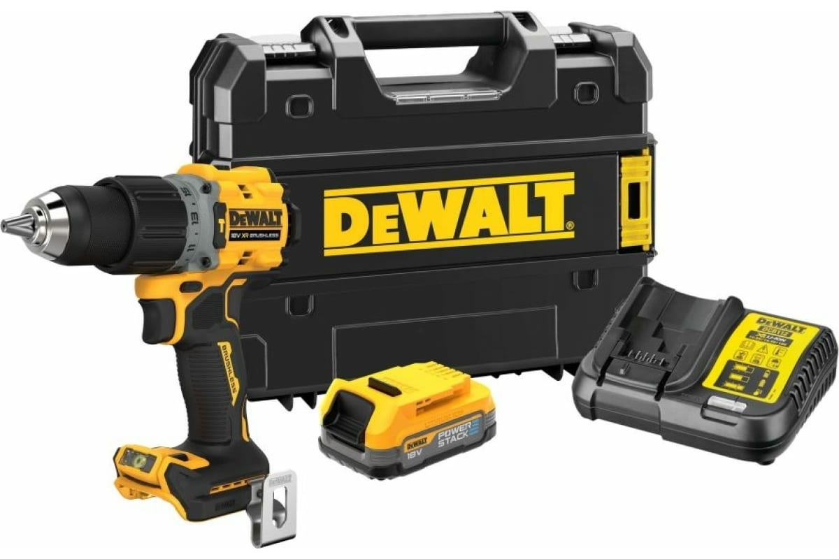 фото Акк. дрель шуруповерт 18в dcd805e1t dewalt dcd805e1t-qw